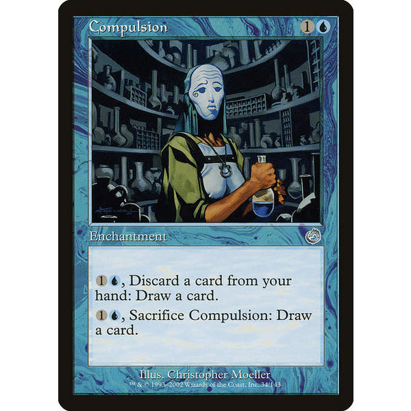 Magic: The Gathering Compulsion (034) Moderately Played