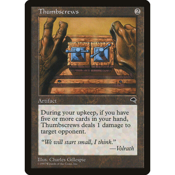 Magic: The Gathering Thumbscrews (312) Lightly Played