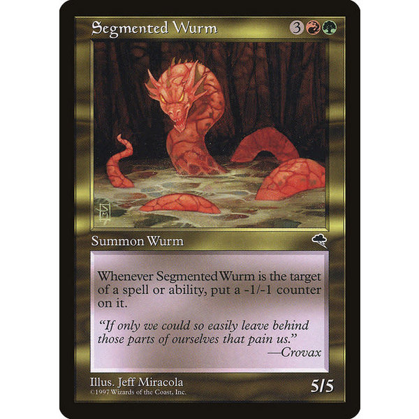 Magic: The Gathering Segmented Wurm (269) Lightly Played