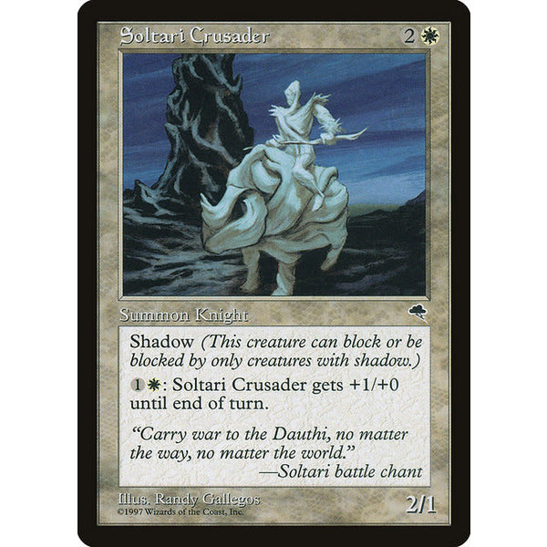 Magic: The Gathering Soltari Crusader (041) Lightly Played