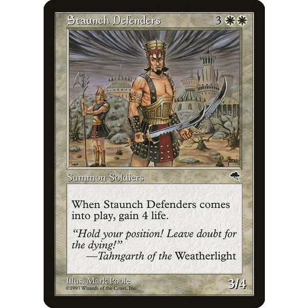Magic: The Gathering Staunch Defenders (049) Lightly Played