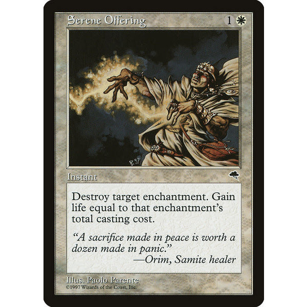 Magic: The Gathering Serene Offering (040) Lightly Played