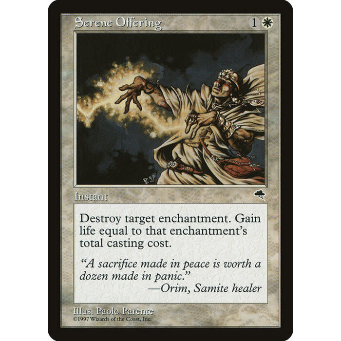 Magic: The Gathering Serene Offering (040) Lightly Played