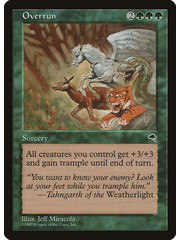 Magic: The Gathering Overrun (243) Moderately Played