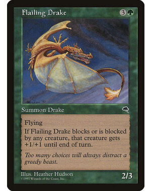 Magic: The Gathering Flailing Drake (227) Lightly Played