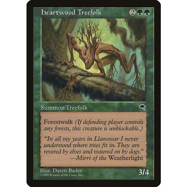 Magic: The Gathering Heartwood Treefolk (233) Lightly Played