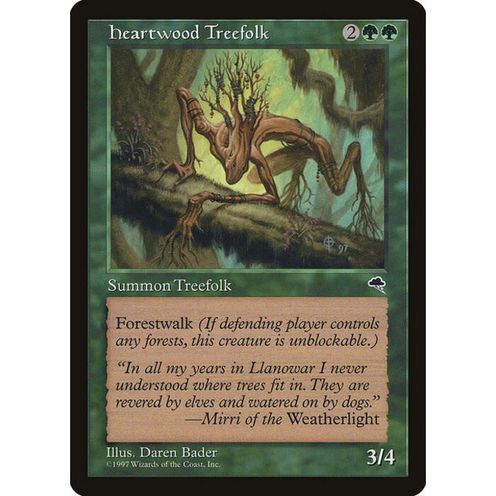 Magic: The Gathering Heartwood Treefolk (233) Lightly Played