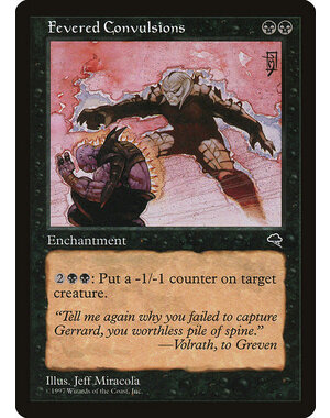 Magic: The Gathering Fevered Convulsions (136) Lightly Played