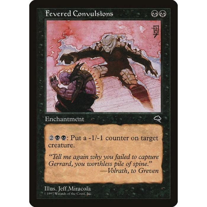 Magic: The Gathering Fevered Convulsions (136) Lightly Played