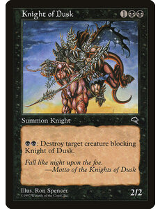 Magic: The Gathering Knight of Dusk (140) Lightly Played