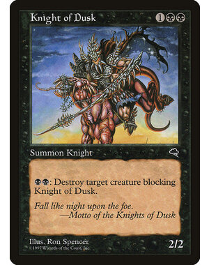 Magic: The Gathering Knight of Dusk (140) Lightly Played