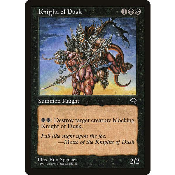 Magic: The Gathering Knight of Dusk (140) Lightly Played
