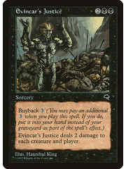 Magic: The Gathering Evincar's Justice (134) Moderately Played