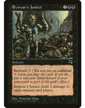 Magic: The Gathering Evincar's Justice (134) Moderately Played