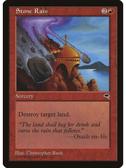 Magic: The Gathering Stone Rain (206) Lightly Played