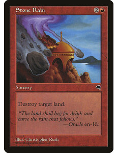 Magic: The Gathering Stone Rain (206) Lightly Played