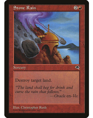 Magic: The Gathering Stone Rain (206) Lightly Played