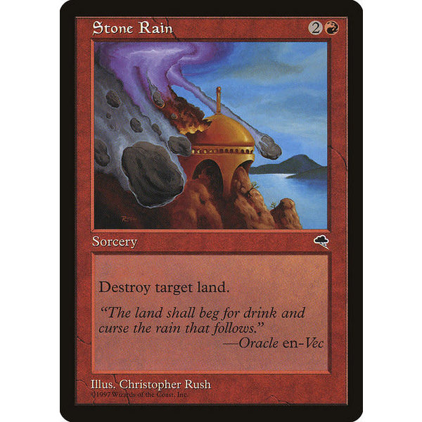 Magic: The Gathering Stone Rain (206) Lightly Played