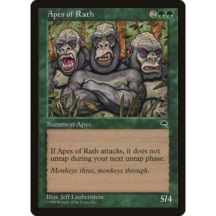 Magic: The Gathering Apes of Rath (214) Moderately Played