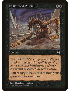 Magic: The Gathering Disturbed Burial (129) Heavily Played