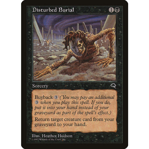 Magic: The Gathering Disturbed Burial (129) Heavily Played