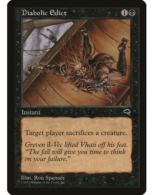 Magic: The Gathering Diabolic Edict (128) Lightly Played
