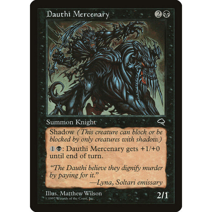 Magic: The Gathering Dauthi Mercenary (124) Lightly Played
