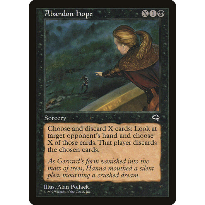 Magic: The Gathering Abandon Hope (107) Lightly Played