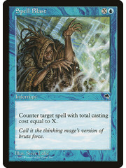 Magic: The Gathering Spell Blast (089) Moderately Played
