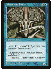 Magic: The Gathering Mnemonic Sliver (077) Moderately Played