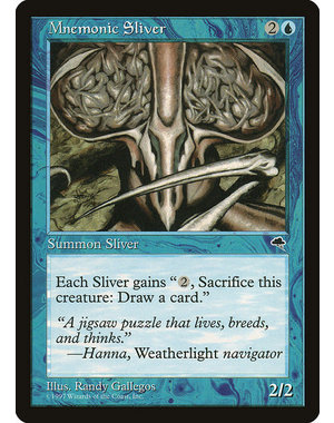 Magic: The Gathering Mnemonic Sliver (077) Moderately Played