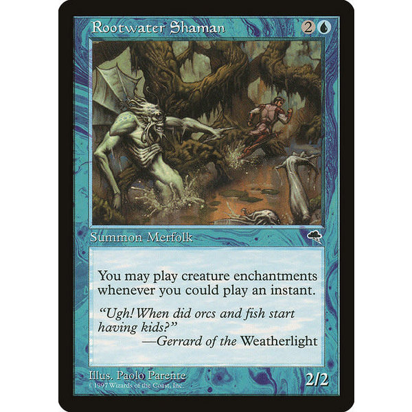 Magic: The Gathering Rootwater Shaman (084) Lightly Played