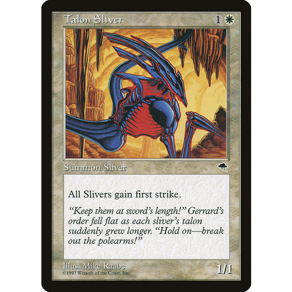Magic: The Gathering Talon Sliver (050) Moderately Played