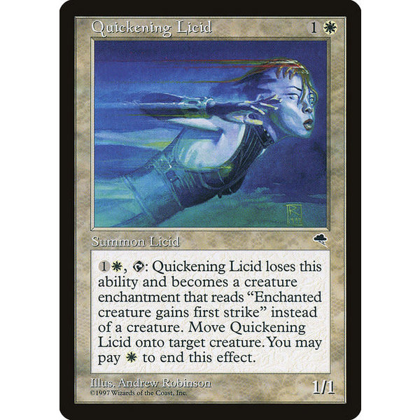 Magic: The Gathering Quickening Licid (036) Lightly Played