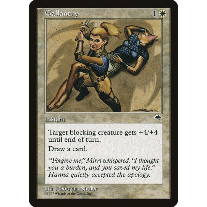 Magic: The Gathering Gallantry (020) Lightly Played