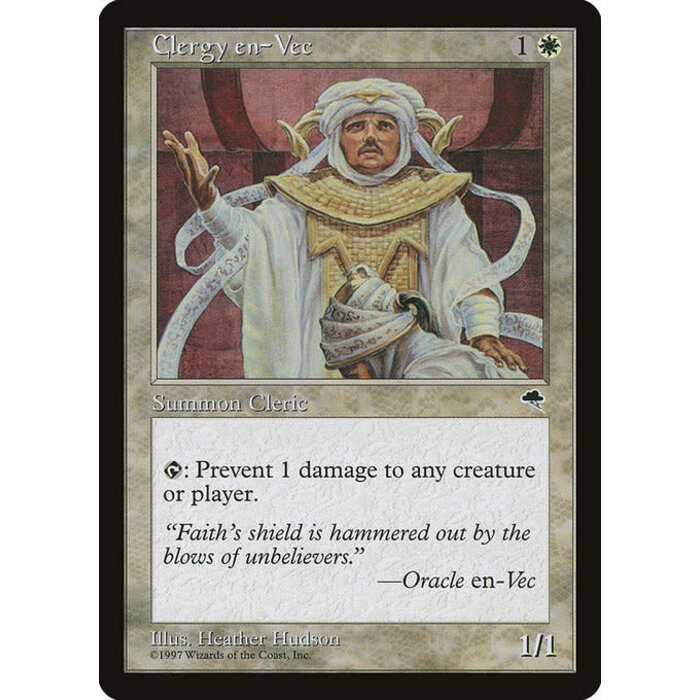 Magic: The Gathering Clergy en-Vec (014) Lightly Played