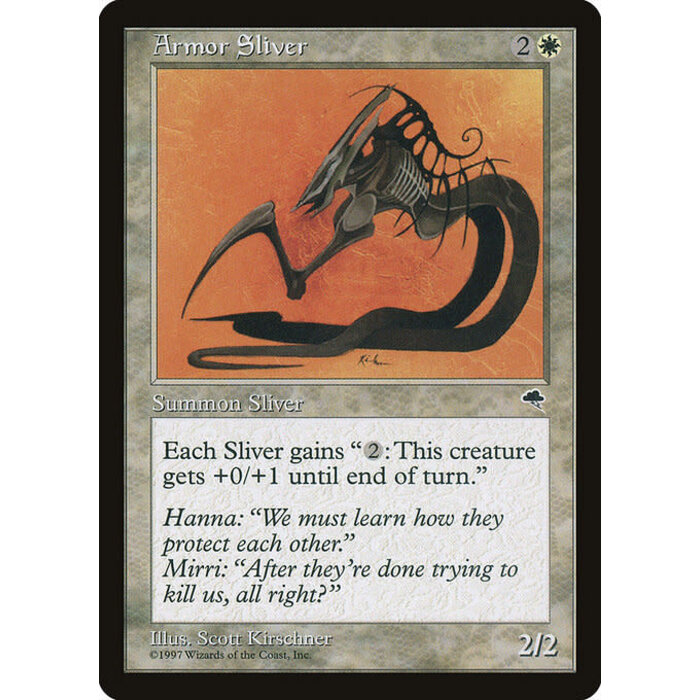 Magic: The Gathering Armor Sliver (004) Lightly Played