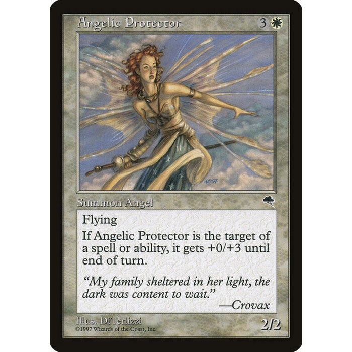 Magic: The Gathering Angelic Protector (002) Lightly Played