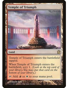 Magic: The Gathering Temple of Triumph (228) Damaged