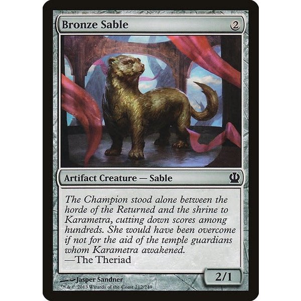 Magic: The Gathering Bronze Sable (212) Lightly Played