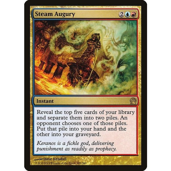 Magic: The Gathering Steam Augury (205) Lightly Played