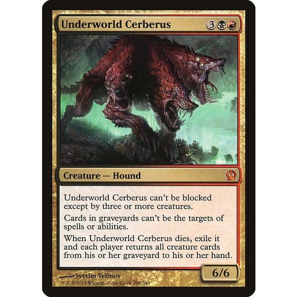 Magic: The Gathering Underworld Cerberus (208) Lightly Played