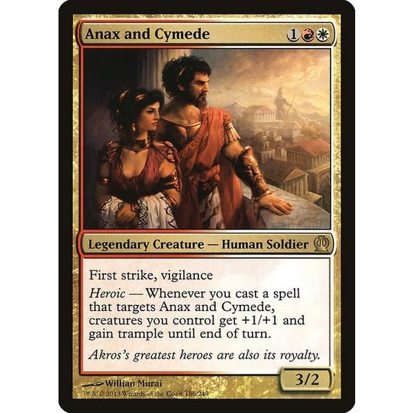 Magic: The Gathering Anax and Cymede (186) Lightly Played