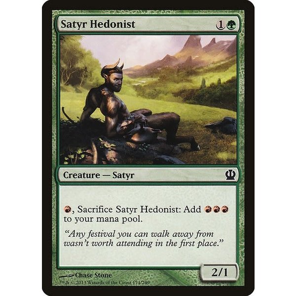 Magic: The Gathering Satyr Hedonist (174) Lightly Played Foil