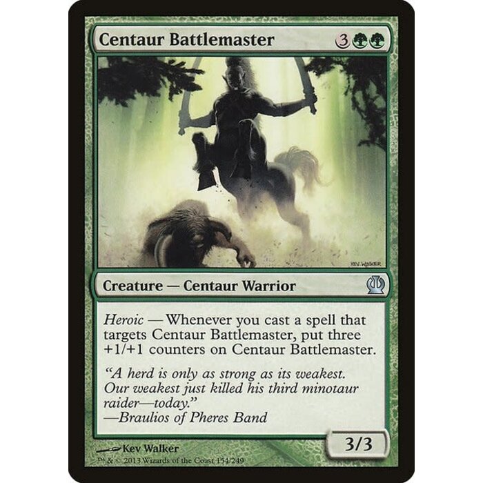 Magic: The Gathering Centaur Battlemaster (154) Lightly Played Foil