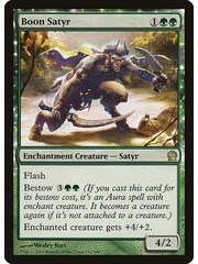 Magic: The Gathering Boon Satyr (152) Lightly Played