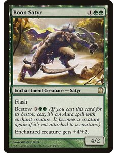 Magic: The Gathering Boon Satyr (152) Moderately Played Foil