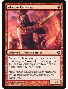 Magic: The Gathering Akroan Crusader (111) Lightly Played Foil