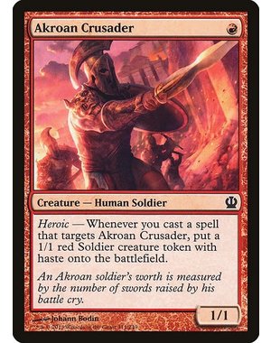 Magic: The Gathering Akroan Crusader (111) Lightly Played Foil