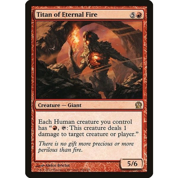 Magic: The Gathering Titan of Eternal Fire (144) Lightly Played